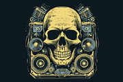 62 t-shirt designs. Big musical bund, an Animal Illustration by Fractal fonts & graphics (Thumbnail 34 of 63)