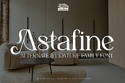 Astafine - Serif Typeface Family, a Serif Font by Rishsketch (Thumbnail 1 of 16)