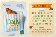 Valerine, a Handwritten Font by Burntilldead (Thumbnail 5 of 12)