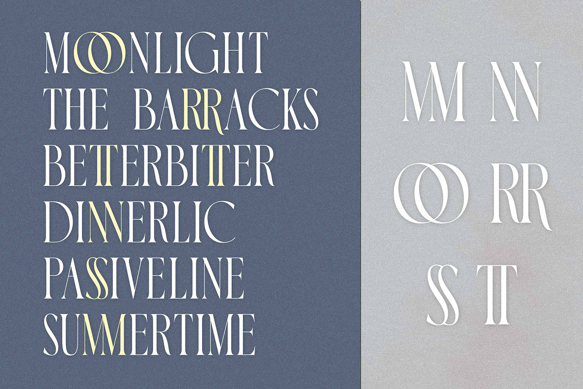 Luxoorea - Stylish Display Serif, a Serif Font by Almarkhatype (Photo 9 of 10)