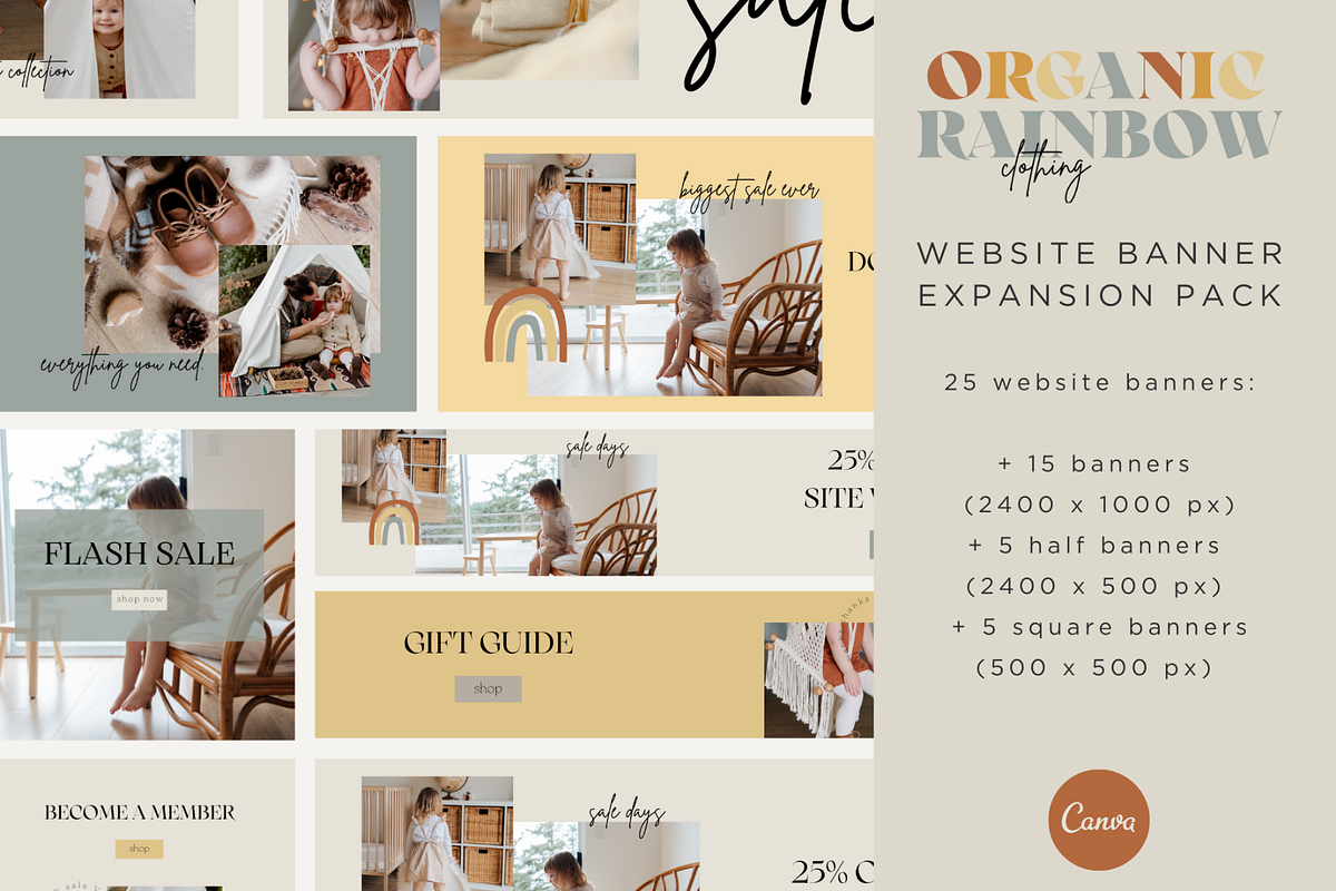 Shopify Theme Bundle | Boho Rainbow, a Templates & Theme by Easy Website Themes (Photo 5 of 10)
