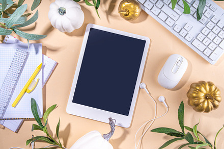 Autumn office background, a Holiday Photo by Rimma