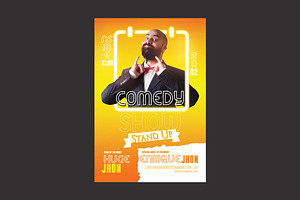 Stand Up Comedy Flyer, a Flyer Template by DSGraphicDesign