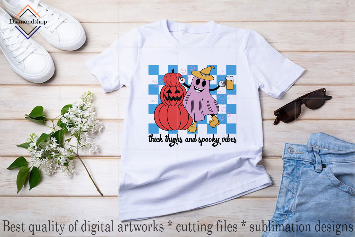 Happy Halloween Sublimation Design, a Decorative Illustration by DiamondShop (Photo 11 of 21)