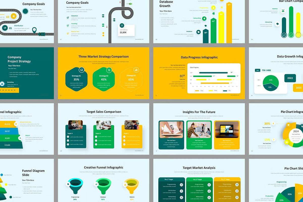 Pitch Deck Google Slides, Powerpoint, a Presentation Template by Fit-tee (Photo 2 of 2)
