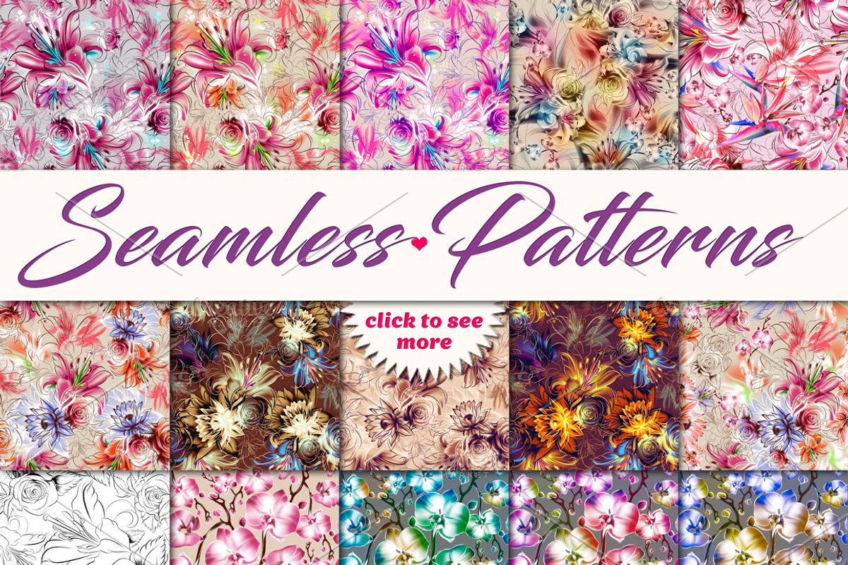Vintage flowers, photoshop art, a Decorative Illustration by Allween (Photo 7 of 11)