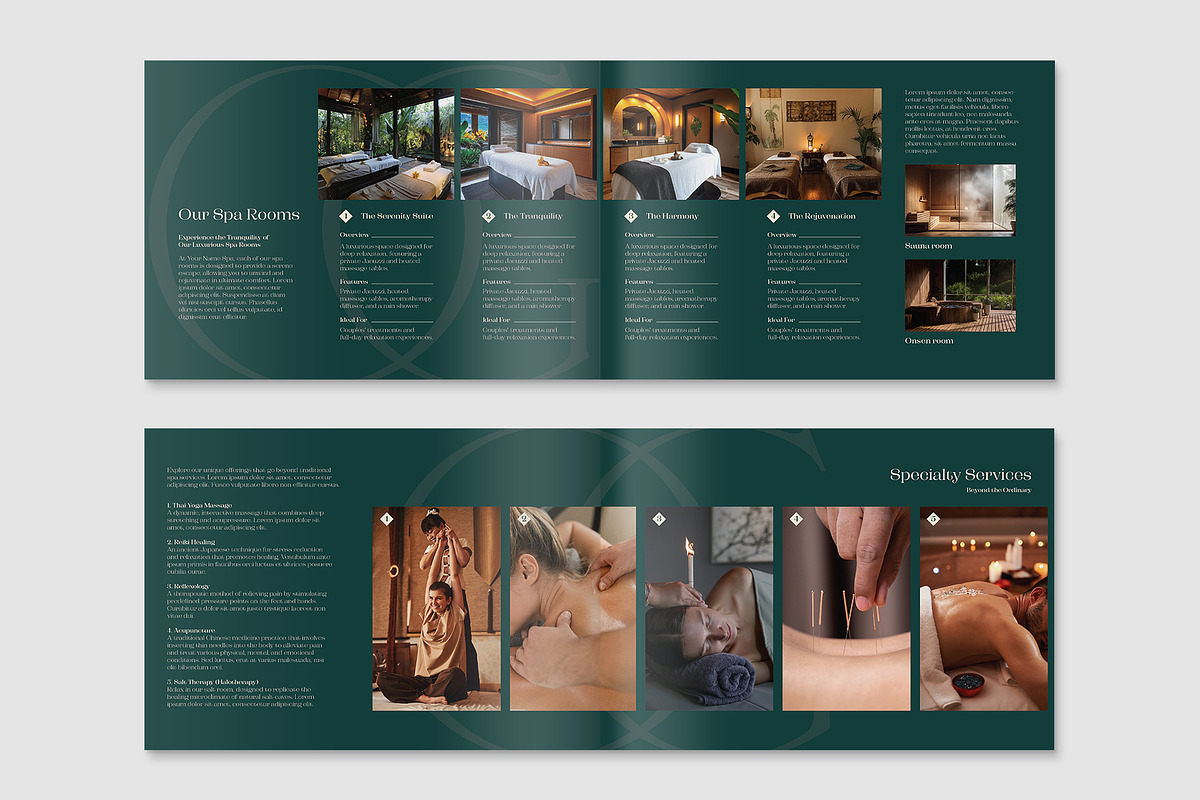 Spa & Wellness Brochure Template, a Brochure Template by BrandPacks (Photo 5 of 6)