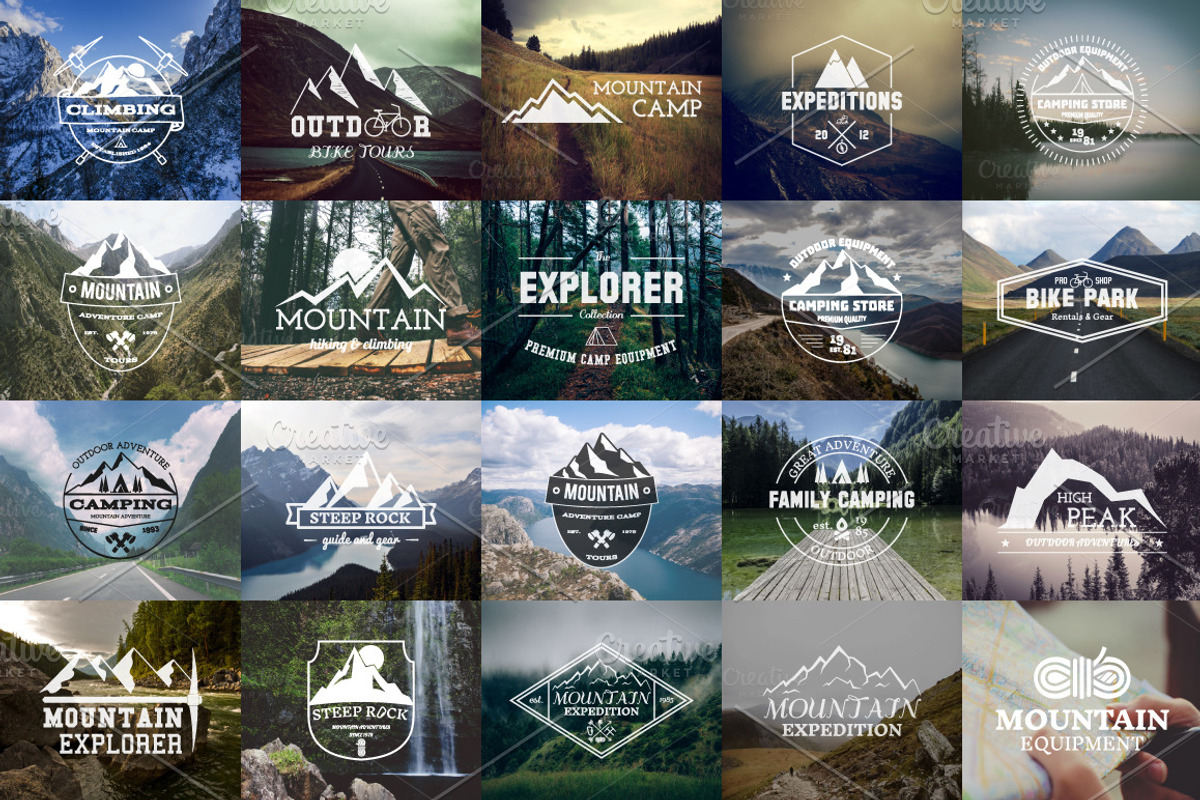 Vintage Adventure Branding Kit, a Branding & Logo Template by JeksonGraphics (Photo 23 of 55)