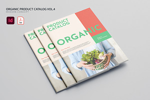 Organic Product Catalog Vol.4, a Brochure Template by Bewalrus Studio
