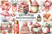 Autumn Serenity Clipart, an Illustration by Designking (Thumbnail 1 of 4)