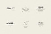 Florence Logo Kit | Logos Ai Eps Psd, a Branding & Logo Template by Feel This (Thumbnail 2 of 11)