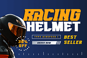 NOKRIOS | Speed Racing Font, a Font by twinstd (Thumbnail 9 of 13)