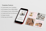 Aura Canva Instagram Templates, a Social Media Template by Soul & Maeum Store (Thumbnail 4 of 8)