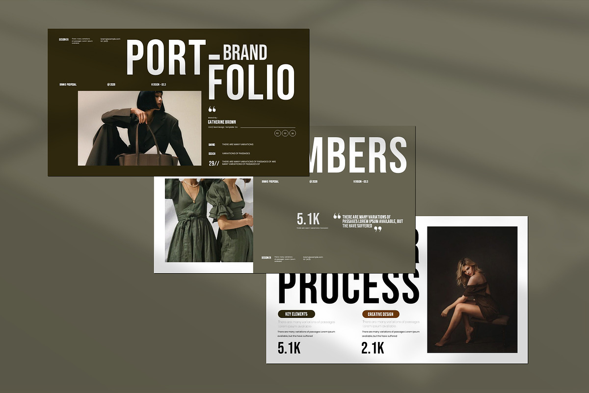 Brand Portfolio Presentation Templat preview 6