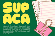 Supaca, a Sans Serif Font by Pinisi ART (Thumbnail 10 of 10)