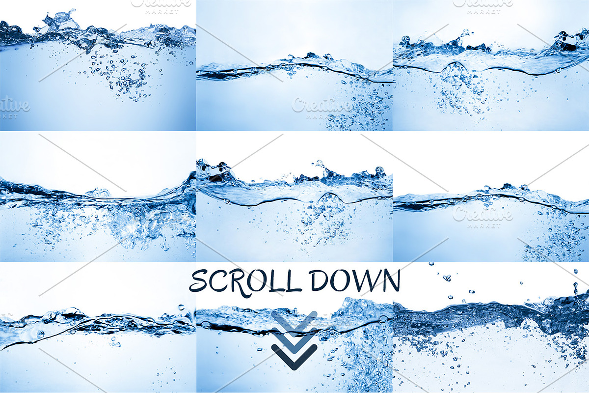 Set of water splashes, a Texture Graphic by RM_design (Photo 2 of 2)