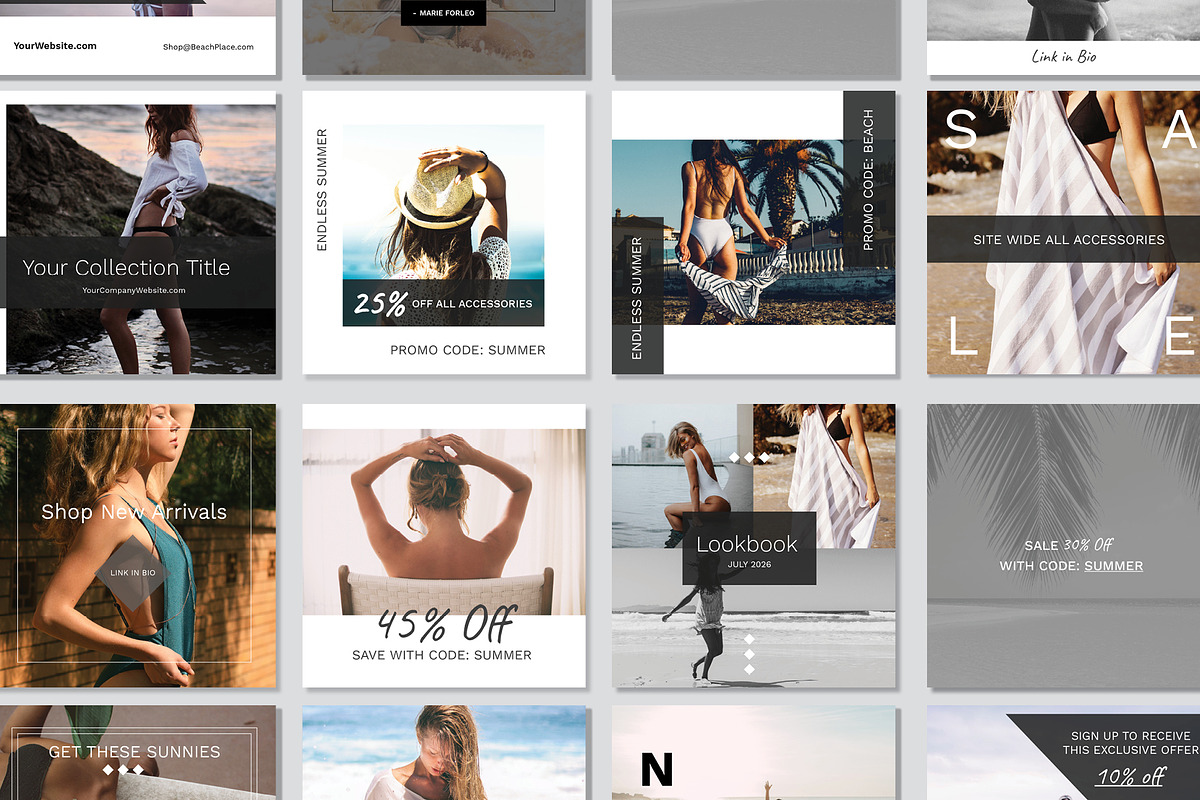 Fashion / Retail Social Media Pack, a Social Media Template by Unravel (Photo 5 of 5)