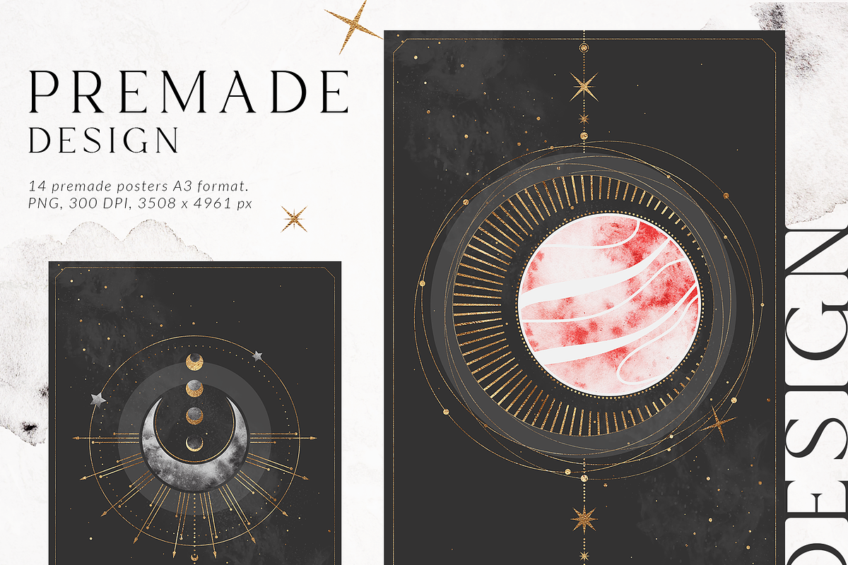 Gentle cosmos - celestial collection, a Texture Illustration by Pamyatka Shop (Photo 10 of 20)