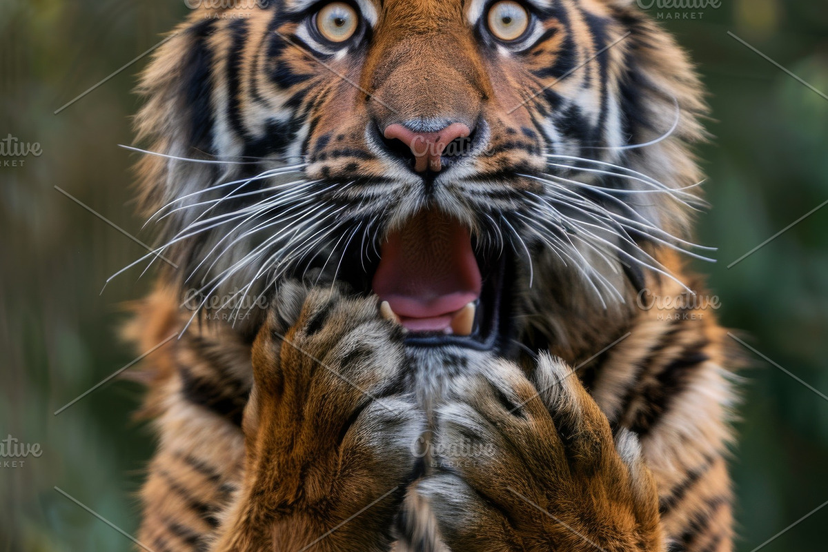236 surprised animals, an Animal Photo by Handmadefont (Photo 152 of 241)