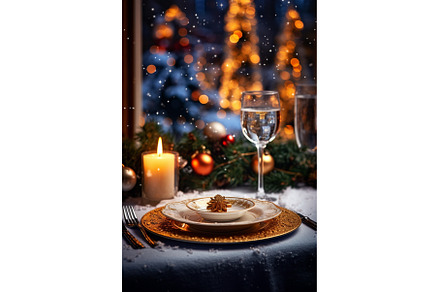 Setting the Christmas plate, a Holiday Photo by yanadjana