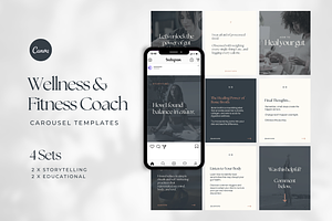 Wellness Instagram Carousel Template