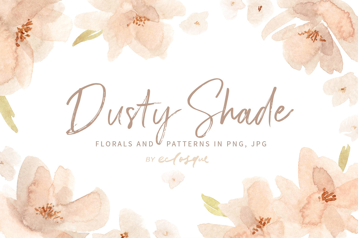Watercolour Flowers and Patterns, a Decorative Illustration by eclosque (Photo 1 of 8)