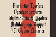 BLACK PARAMOUNT | Blackletter, a Blackletter Font by Havinkpen (Thumbnail 4 of 9)