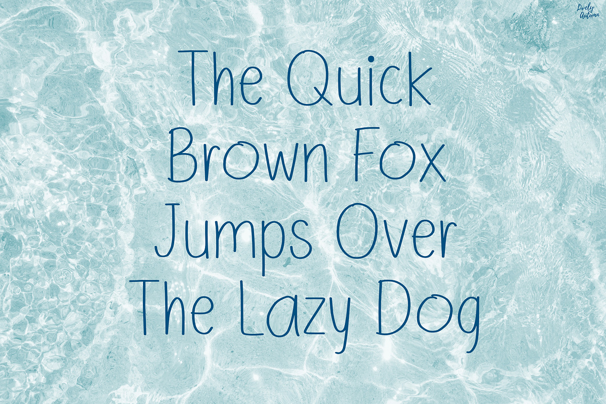 Calm Vibes | Sans serif Handwritten, a Handwritten Font by LivelyAutumn11.11 (Photo 4 of 5)