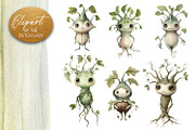 Botanical Creatures Clipart Set, a Decorative Illustration by The Dutch Lady Designs (Thumbnail 5 of 7)