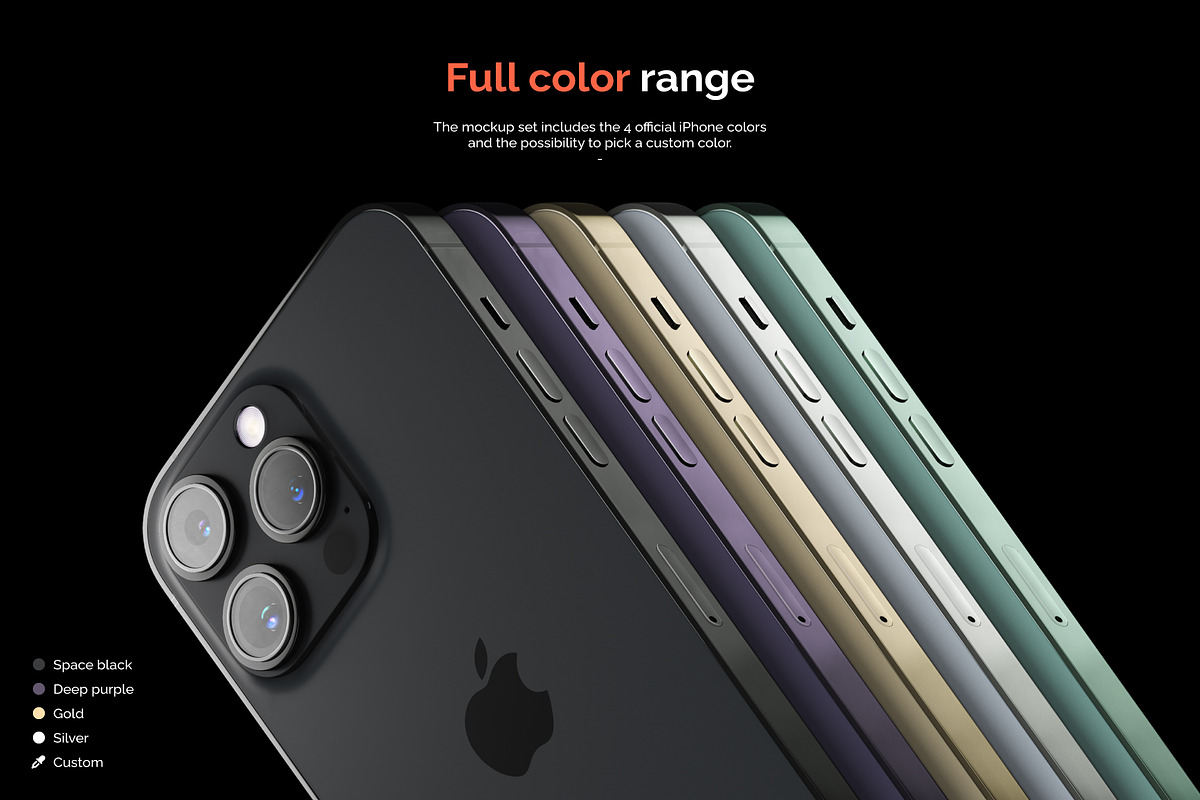 iPhone 14 PRO Mockup, an iPhone Mockup by Mocku (Photo 8 of 17)