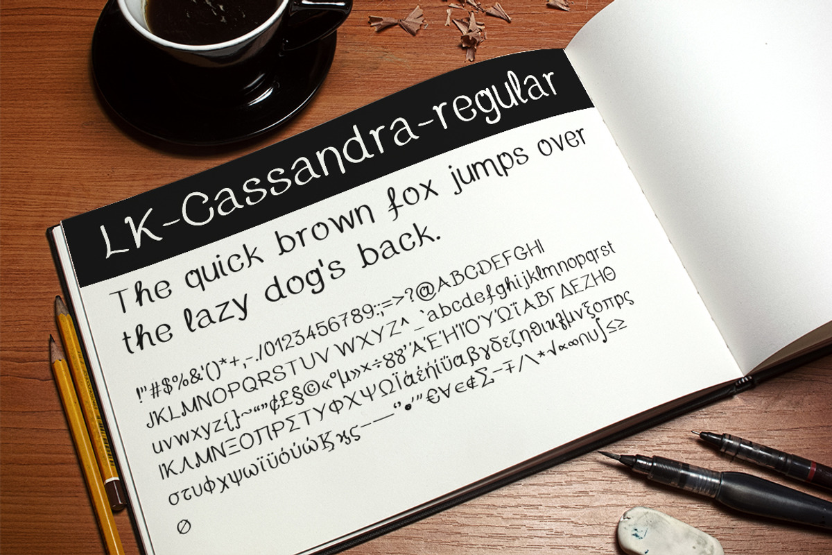 Cassandra Hand Drawn Font preview 4