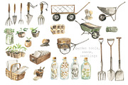 My garden. Watercolor set, an Illustration by Love Watercolor Store (Thumbnail 4 of 13)