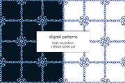 Antique Damask Grid Collection, a Pattern Graphic by L- design studio (Thumbnail 5 of 7)
