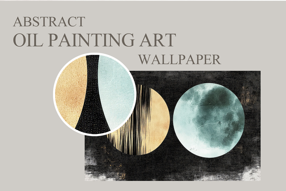 Abstract oil painting art wallpaper, a Decorative Illustration by fei long (Photo 6 of 10)