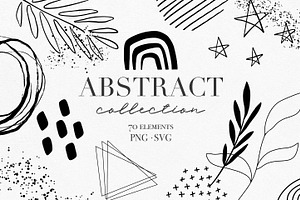 Abstract collection SVG PNG clipart
