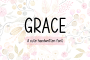 Grace Cute Handwritten Font, a Font by Lalava Studio (Thumbnail 1 of 7)