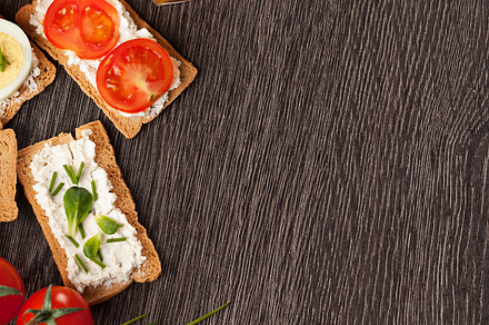 Tasty Canapes Food Border Background Containing Background Border And preview 5