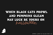 Spooky Ghost Halloween Font Duo, a Script Font by Blush Font Co. (Thumbnail 7 of 8)