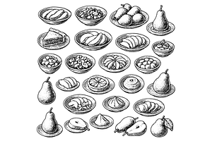 Pear Fruit Illustration, an Object Graphic by nikagraphic