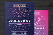 Christmas party invitation flyer, a Flyer Template by Vasya Kobelev (Thumbnail 3 of 4)
