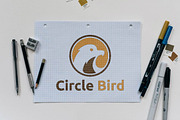 Circle Eagle Hawk Falcon Bird Logo, a Branding & Logo Template by jongcreative (Thumbnail 2 of 3)