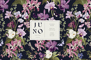 JUNO Flower Floral Seamless Pattern, a Pattern Graphic by Veris Studio (Thumbnail 3 of 14)