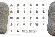 Rough Stone - 3D Lettering, a Graphic by MIIM (Thumbnail 6 of 7)
