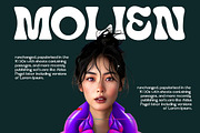 Kelmo Display Font, a Sans Serif Font by Muntab_Art (Thumbnail 2 of 11)