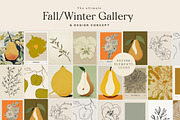 Autumn & Winter Flowers and Posters