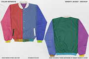 Varsity Jacket - Mockup, a Hoody Mockup by DaldSgh (Thumbnail 11 of 21)