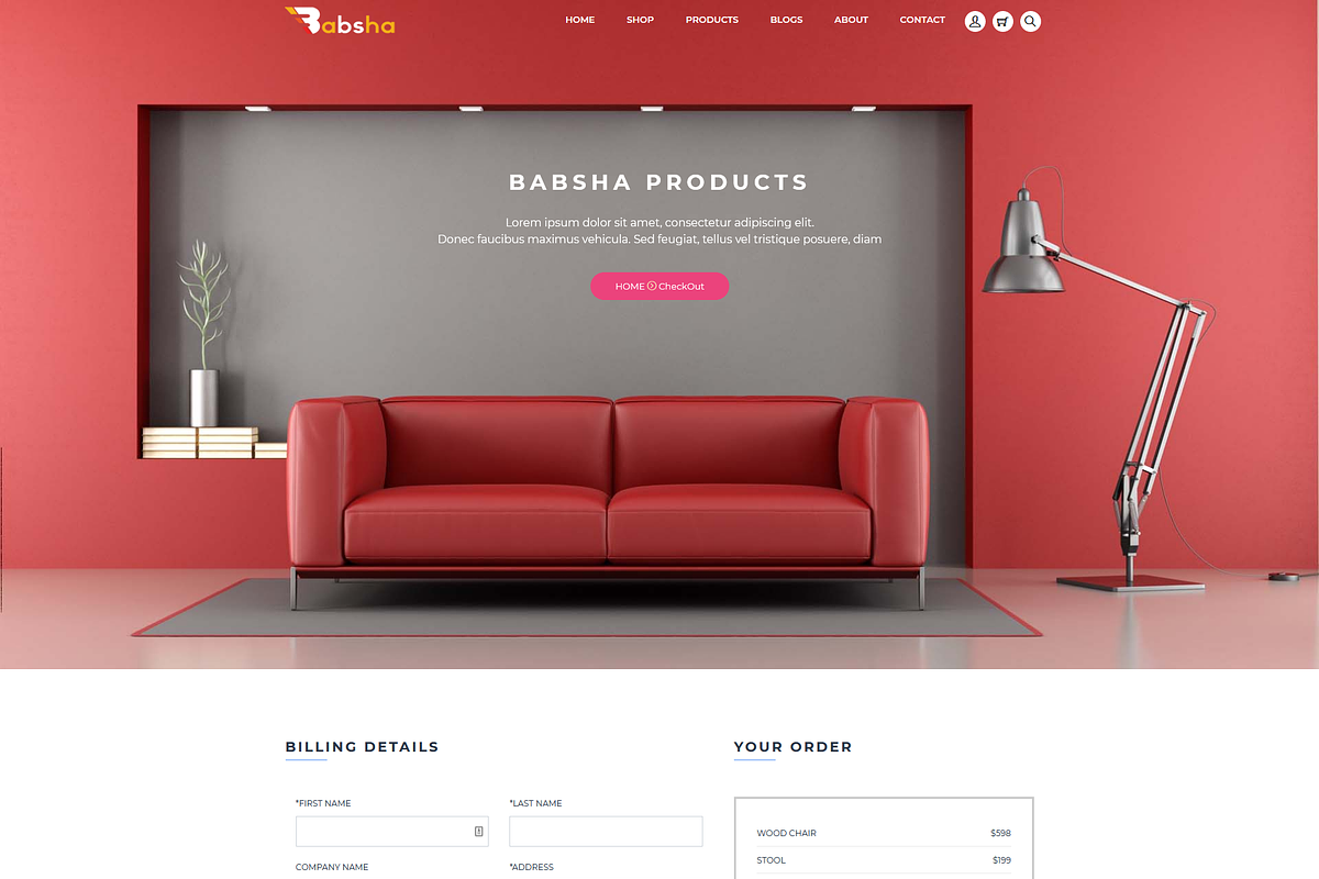 Babsha Responsive Bootstrap 4 theme, a Bootstrap Template by @lo