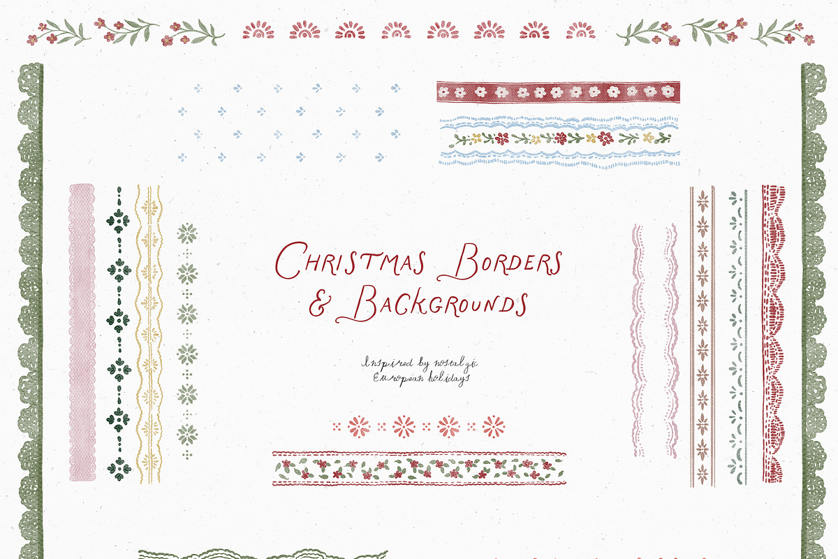 Childhood Noël Christmas Clipart, a Decorative Illustration by Muse Artist (Photo 4 of 27)