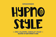 Hypno Style, a Handwritten Font by HATFSTUDIO (Thumbnail 1 of 8)