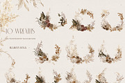 Autumn Boho Watercolor Flowers, a Decorative Illustration by BlumenSoul (Thumbnail 4 of 10)